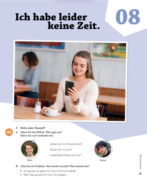 Ich habe leider keine Zeit.