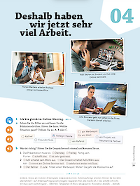 Deshalb haben wir jetzt sehr viel Arbeit.