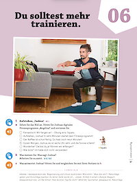 Du solltest mehr trainieren.
